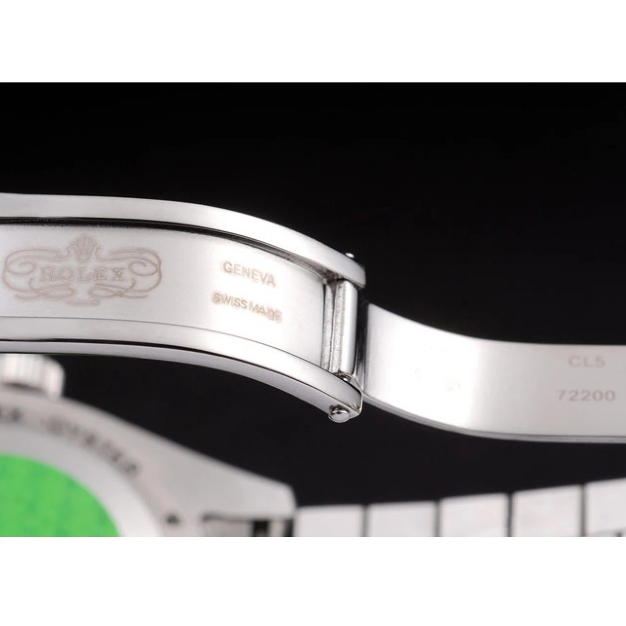 Good copy rolex watches Rolex Dial Tone Steel Two Red Stainless Day-Date Polished 0705